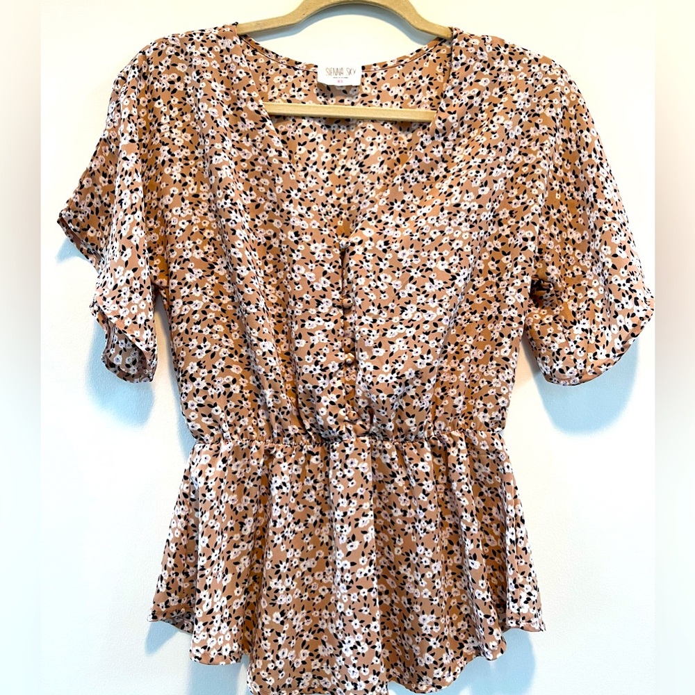 Sienna Sky Women’s Floral Blouse